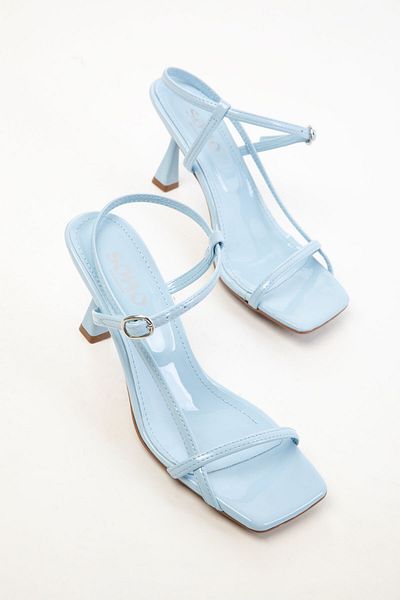 SOHO 20390 Blaue Lackleder Damen Klassische Schuhe mit Absätzen
