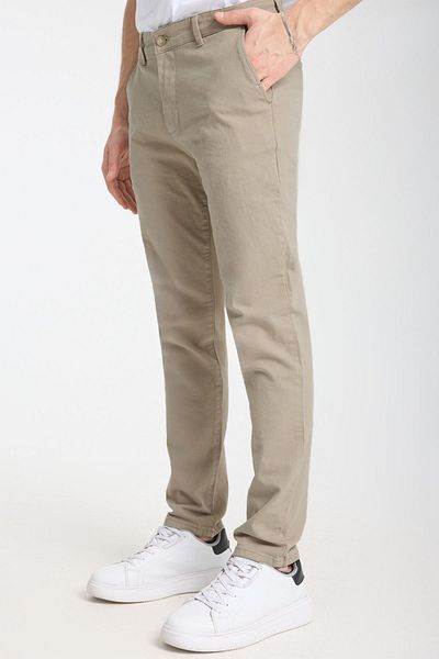 Trendyol Collection Εύκαμπτο παντελόνι με λεπτή εφαρμογή Basic Chino Gabardine - TMNSS25PL00018