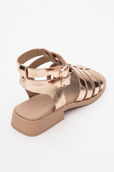 LuviShoes FRADE Rose Crystal Genuine Leather Women's Sandals