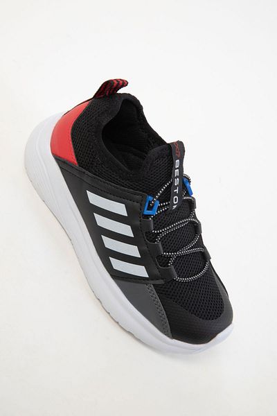 SOHO Schwarz-weißer Kinder-Sneaker 20504