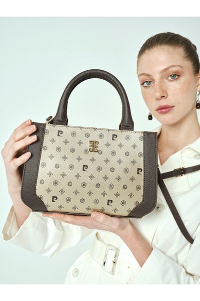 Pierre Cardin Geantă de umăr pentru femei cu monogramă aurie 05PO25Y2067