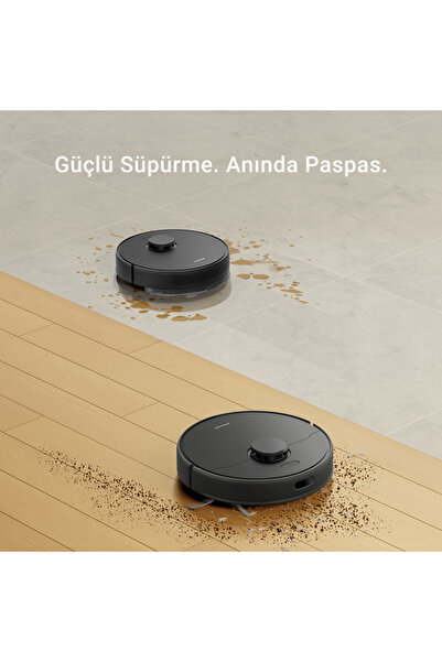 Dreame D9 Max Gen 2 Robot Süpürge Siyah, 6.000Pa Emiş Gücü