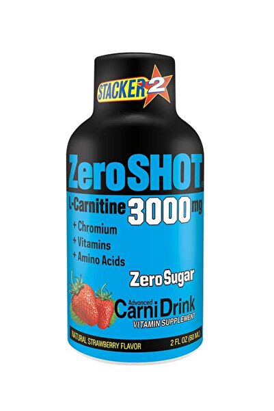Zero Shot Stacker2 Zero Shot L-carnitine 3000 mg 12 Adet Çilek Aromalı