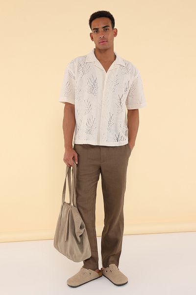 Trendyol Collection Boxy Ecru ing - TMNSS25GO00044