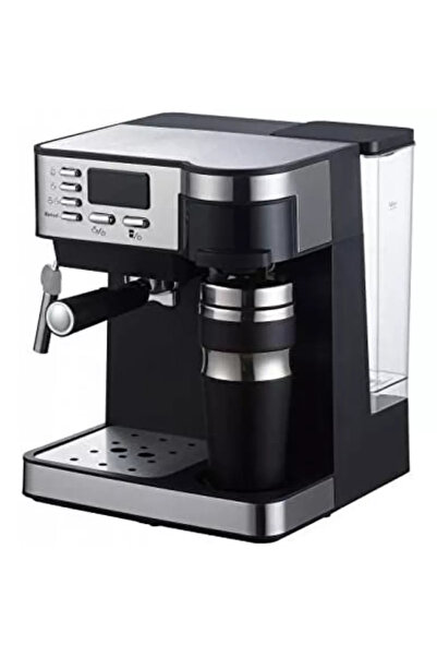 HOME MASTER هوم ماستر ماكينة صنع قهوة الاسبريسو والكابتشينو 850 واط – أسود