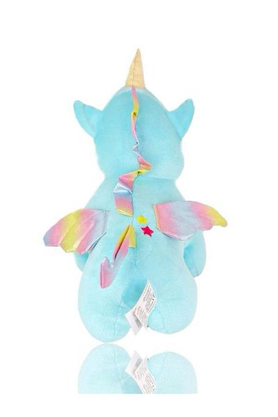 SAZE 5018 Velvet Blue Unicorn Toy Plush