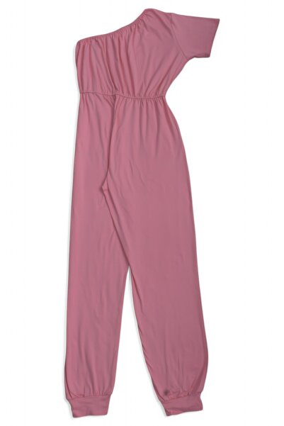 Lilo Co One-Shoulder Jumpsuit - Pink