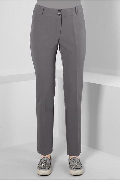 Alvina 70460 Model Classic Pipe Leg Trousers