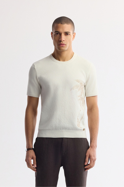 Avva Erkek Kahve Beli Lastikli %100 Keten Relaxed Fit Pantolon B003032