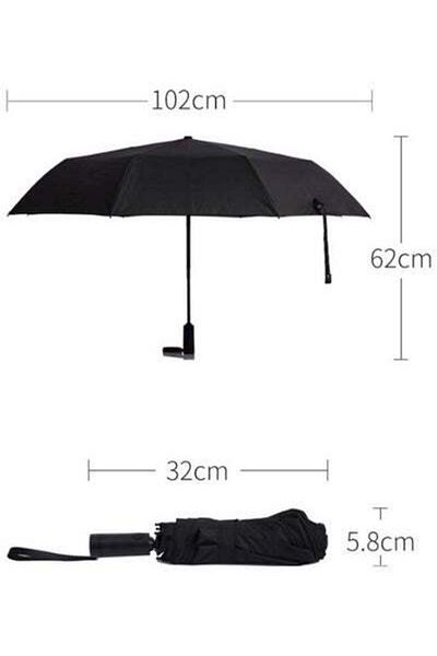 HALAMODO Anti-UV Sun Umbrella Black