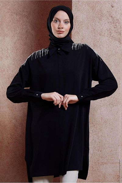 Alvina Tunic 44482 - Tassel Detailed