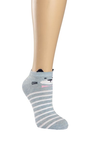 SUWEN Happy Bear Booties Socks