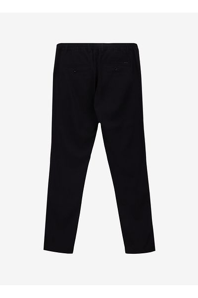 ALTINYILDIZ CLASSICS Altınyıldız Classics Tied Waist Regular Leg Slim Fit Black Men's Pants Ace 001252274 Syh