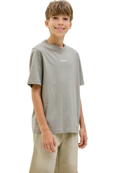 Jack & Jones Tricou JACK &JONES Lido AOP Back Print JNR - 12278705-Shadow