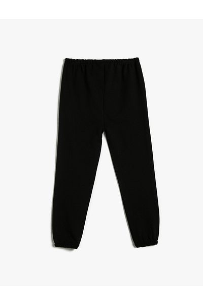 Koton Jogger Sweatpants Cotton with Elastic Waist Print Detail