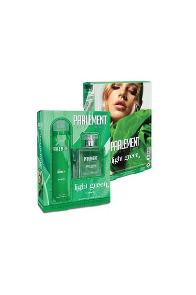 Parlement Kozmetik Light Green Women's Parfum Set 50 ml 150 ml Deo Gift