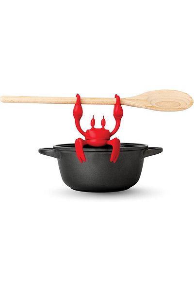 COOYA Silicone utensil holder for stovetop, non-slip spoon holder, kitchen organiser