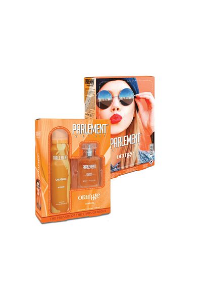 Parlement Kozmetik Orange Women's Parfum Set 50 ml 150 ml Deo Gift