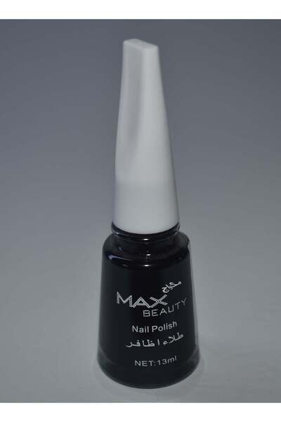 Max Beauty طلاء أظافر يدوم طويلًا - لون أسود رقم 21