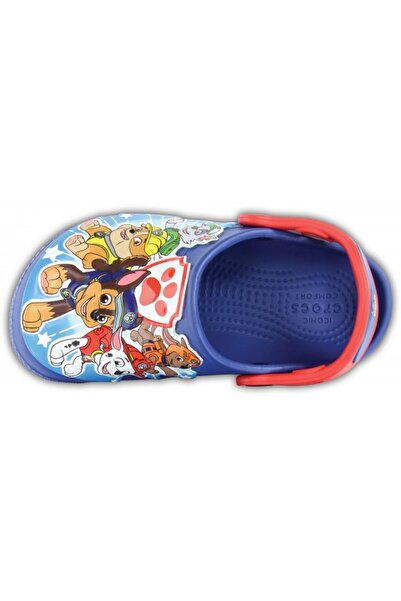 Crocs Saboti boys' fun lab paw patrol clog - blue jean