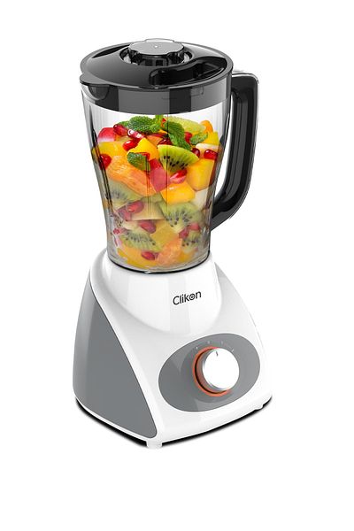 CLIKON 2-in-1 Juicer Blender Chopper with 1.5L Unbreakable Jar, 500W Motor