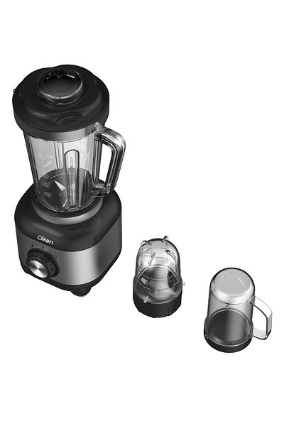CLIKON 3-in-1 Juicer Blender Chopper, 1.8L, 600W, 2-Speed, Auto Cut-Off, SS Blade