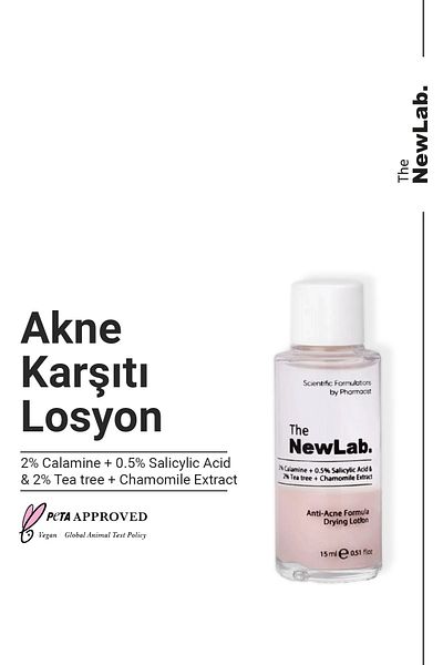 The NewLab Anti-Acne Lotion (2% CALAMINE 0.5% SALICYLIC ACID 3% TEA TREE/CHAMOMILE/SALIX ALBA EXTRACT)