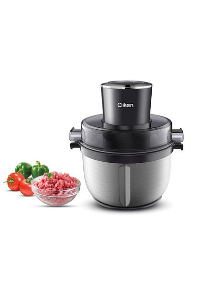 CLIKON 2-Speed Multi Chopper, 2L Jar, Stainless Blades, 350W, Ideal for Fruits & Veg