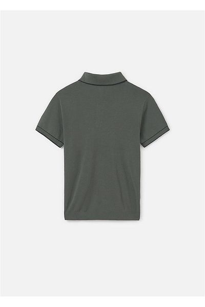 MAYORAL Tricou polo verde cu agenție Erkekçol 6129