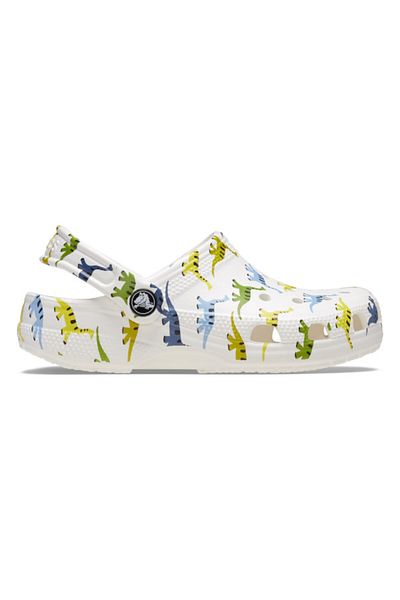 Crocs Saboti Crocs Classic Toddler Character Print Clog 20-21 EU - C5 US Alb - Dinosaur