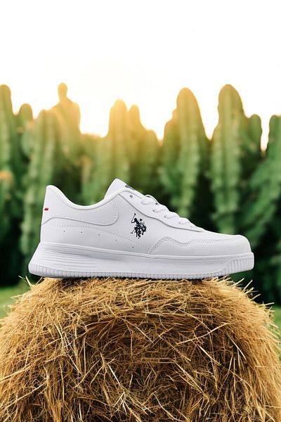 U.S. Polo Assn. A 1050549   Tenis casual alb pentru femei