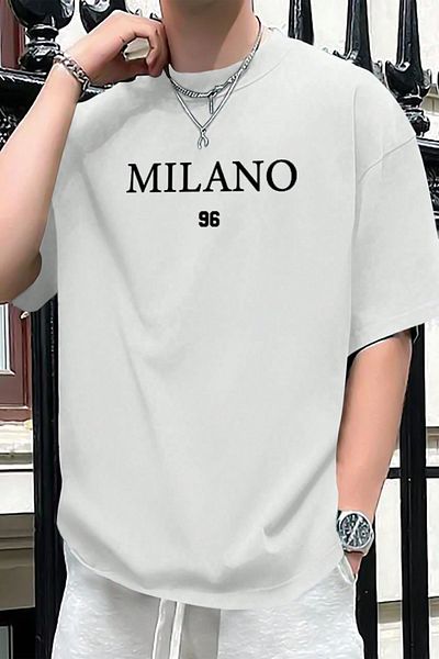 uyguntarz Ανδρικό μπλουζάκι Milano Printed Oversize