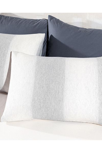 Madame Coco Berthe Single Cotton Dobby Duvet Cover Set - Gray