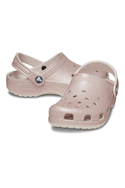 Crocs Saboti toddler classic glitter clog - quartz glitter