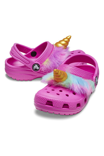 Crocs Saboti classic toddler i am unicorn clog - juice