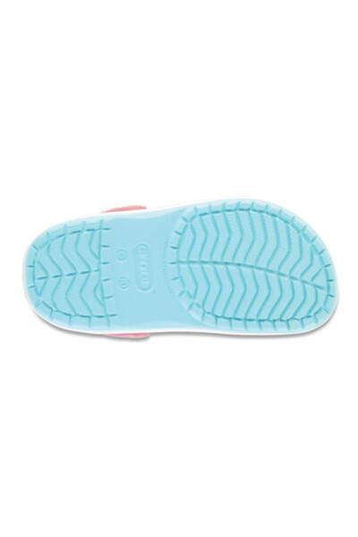 Crocs Saboti crocband toddlers new clog - ice blue/white