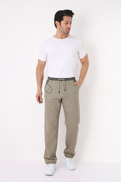 Cordial Men's Etamin Comfortable Seasonal 100% Cotton Elastic Waist Tracksuit