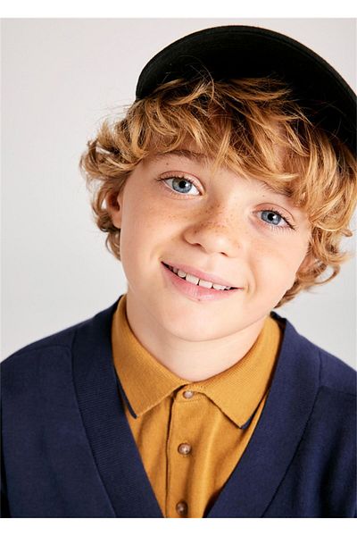 MAYORAL Boy's Cardigan Navy Blue