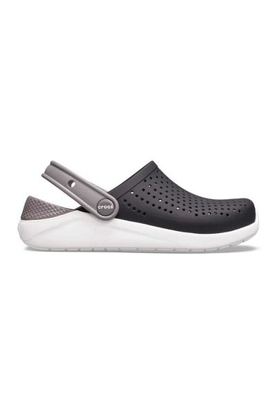 Crocs Saboti Kids' LiteRide Clog - Black/White