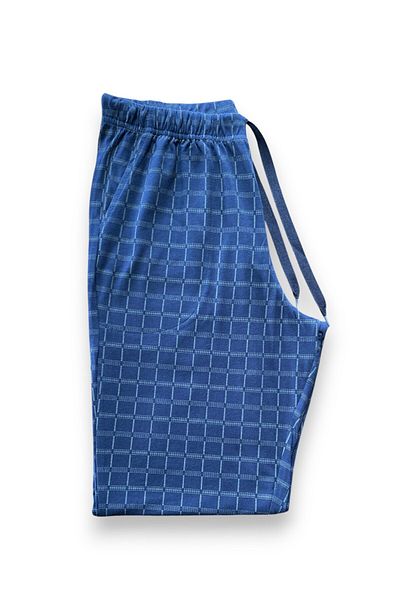 FORMO Ανδρικό Navy Blue 100% βαμβακερό άνετο πάτο πιτζάμα υψηλής ποιότητας