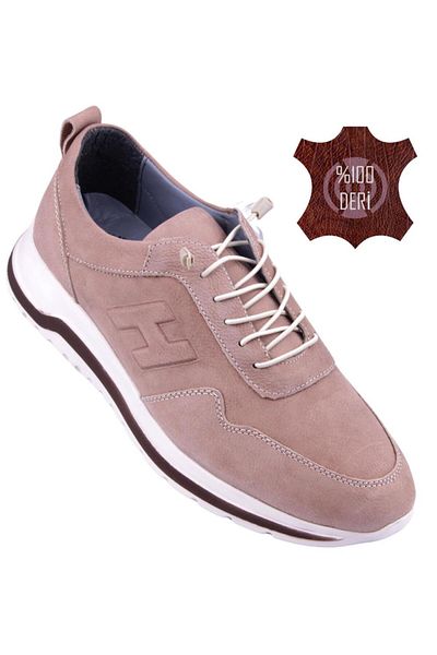 DETECTOR Genuine Leather Special Textured Design Orthopedic Ultra Light Men's Shoes (Premium Series) 198H