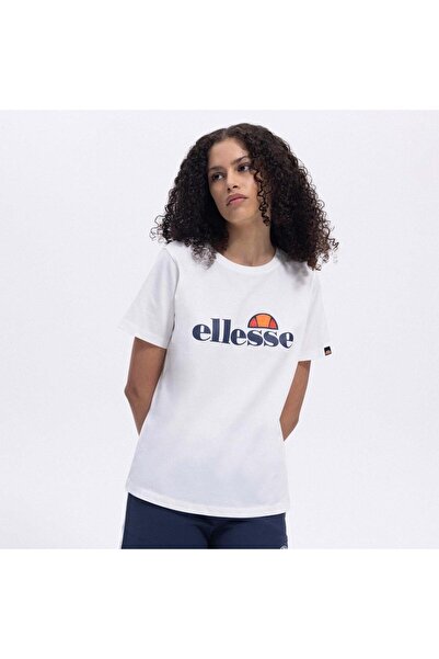 Ellesse EF448-OF Γυναικείο T-Shirt Crew Neck - Off White