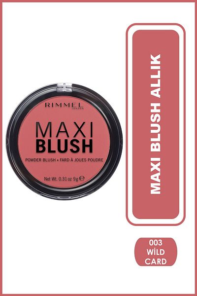 RIMMEL LONDON Maxi Blush Blush 003 Wild Card