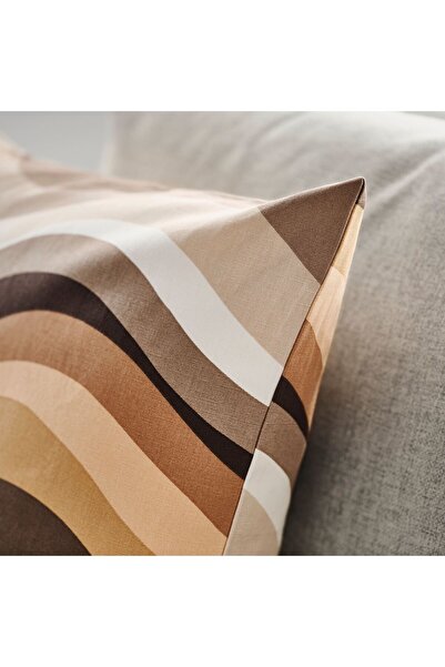 IKEA Throw Pillow Cover, Beige-Multicolored, 50X50 cm