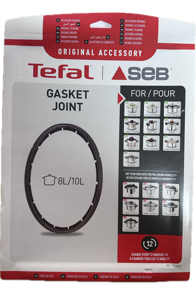 TEFAL Clipso Chef/nutricook/clipso Precision/acticook Düdüklü Tencere Lastik / X1010003 / 8/10litre