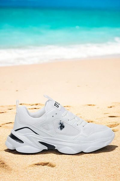 U.S. Polo Assn. A 15011104   Tenis casual alb pentru femei