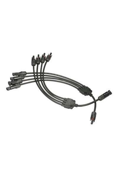 HALAMODO Solar Panel Adaptor Cable Connectors Black