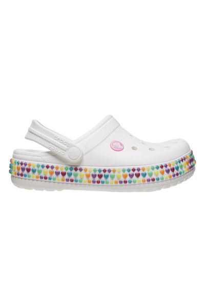 Crocs Sabo i Crocs Crocband Gem Band Clog Kids Alb - Alb 37-38 EU - J5 US