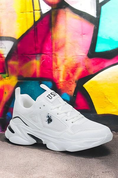 U.S. Polo Assn. A 1440935   Tenis alb casual pentru femei