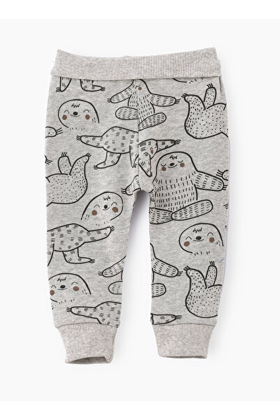 Basicxx Boys' Sloth Print Cotton Pants